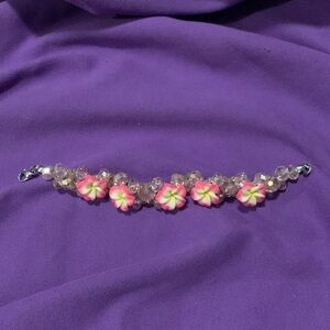 Pink flower 🌸 bracelet